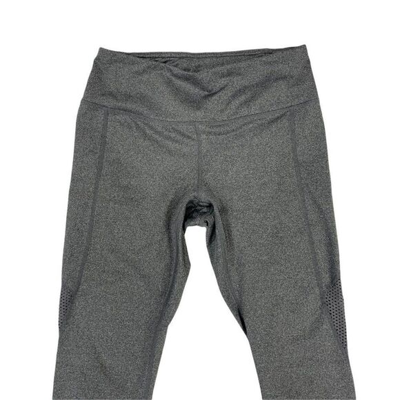 Reebok Tights Women's Size Small‎ Heather Gray Athletic Yoga Leggings - Picture 3 of 12